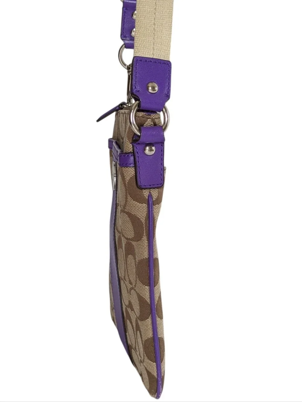 Coach Signature Logo Canvas Crossbody